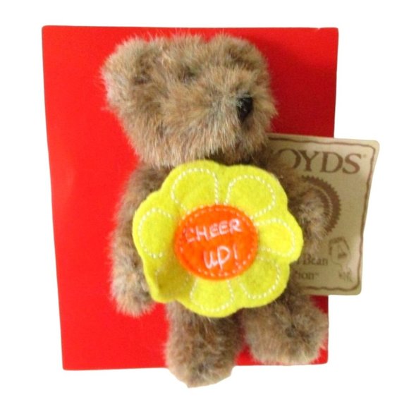 Boyds Bear Mini Message Beary Sorry You're Down Plush Box Booklet - Picture 1 of 8